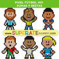 Pixel Futbol 01 - Sumas y Restas